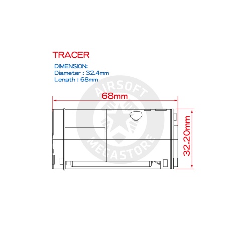 LCT Airsoft PBS-1 Silencer with Tracer Unit